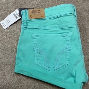 NWT Hollister Teal Shorts